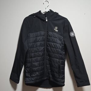 Hurley Black Hooded Jacket